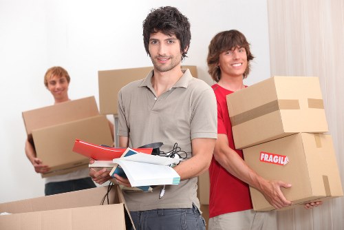 Fragile items wrapped securely with protective packing supplies