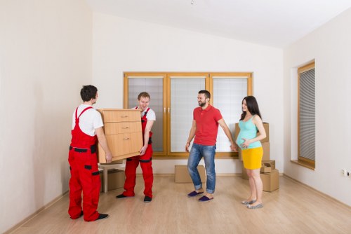 Removal team supporting a home move in Enfield