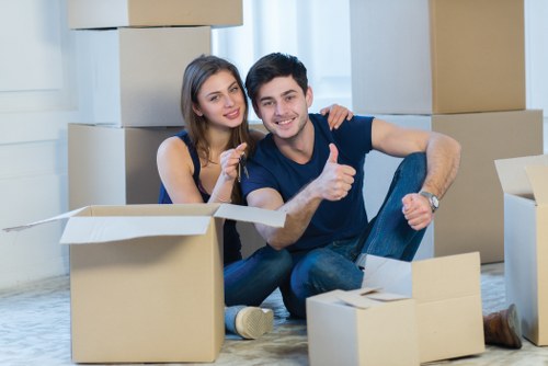 Eco-friendly packing boxes and supplies for storage in Enfield