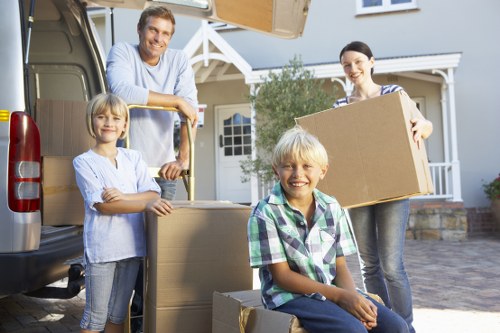 Fragile items and packing materials for Enfield home removals