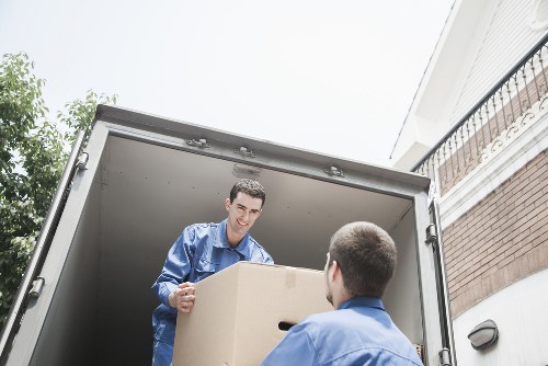 Team completing a risk assessment before a house move