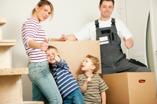 Removal truck for home and business relocation around Enfield